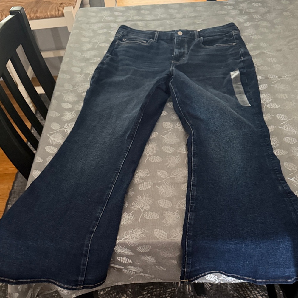 American Eagle Outfitters Dark Blue Flare Jeans